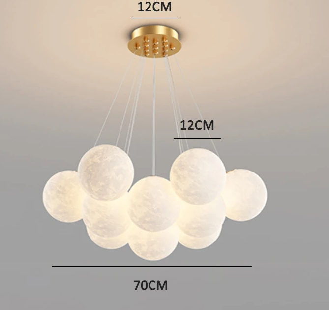 DreamGlow KidsChandelier – Moderne 3D-Print Kinderkamer Hanglamp - hanglampen
