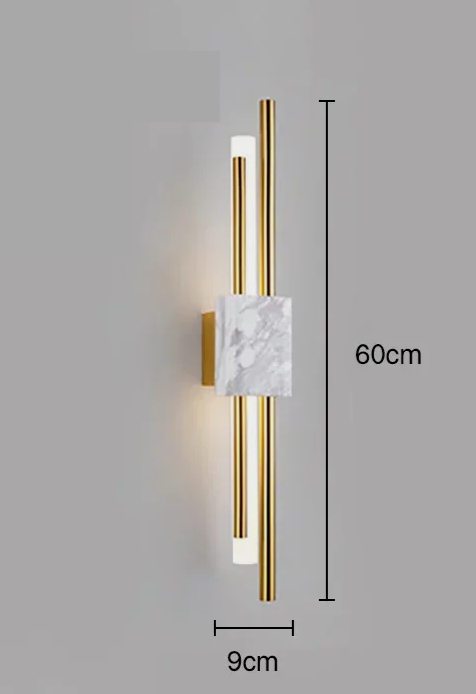 Modern Luxe Marmeren LED Wandlamp