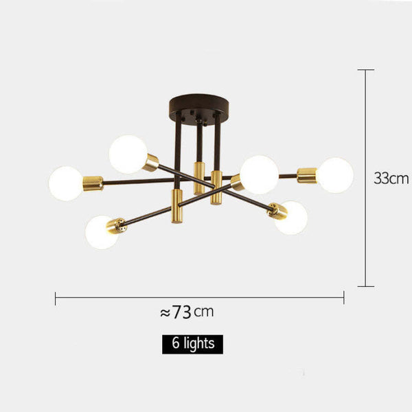 Orbita | Glazen Hanglamp Voor In De Huiskamer