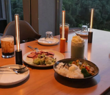 Modern Minimalistische Ademlicht Tafellamp – Draagbare Oplaadbare Touch Bedlamp & Nachtlampje