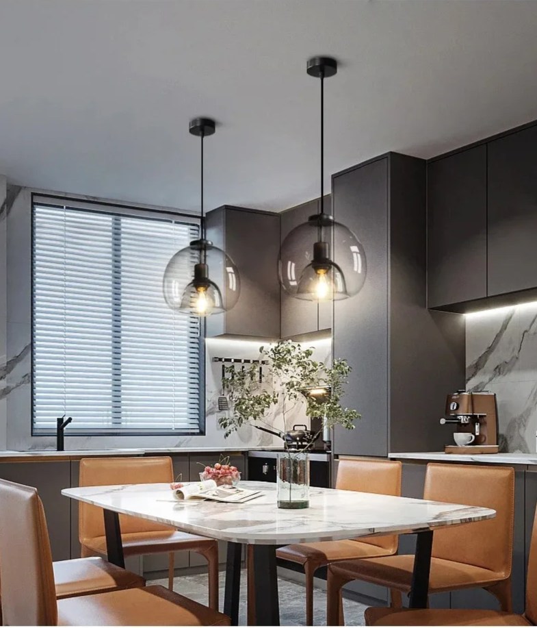 Aurora Glass Pendant Light