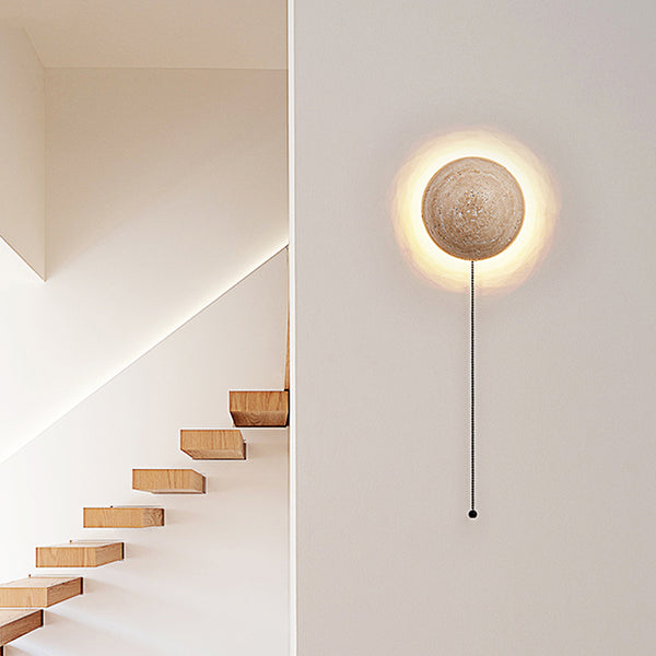 Wandlamp In Scandinavische Crèmestijl - wandlampen - detail