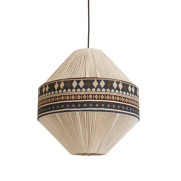 Geweven Bohemian Fringe Hanglamp - hanglampen - materiaaldetail
