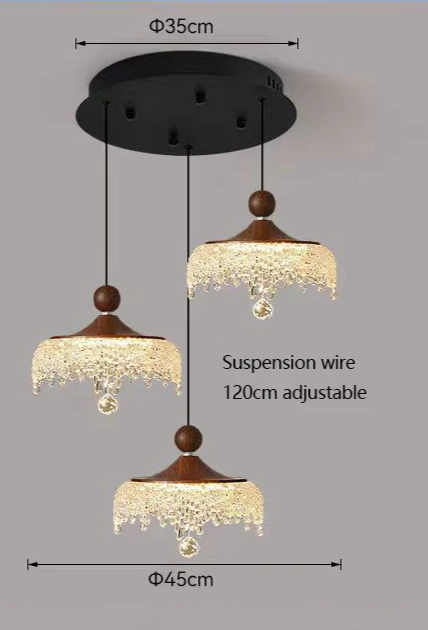 WalnoDrop Waterdruppel Hanglamp - plafondlamp - sfeerbeeld
