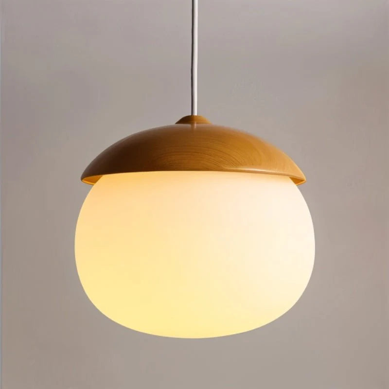 Moderne Castanea Glazen Hanglamp