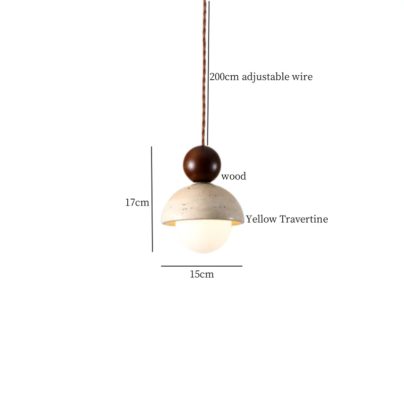 ZenAura Japanse Wabi-Sabi LED Hanglamp