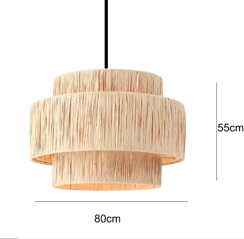 ZENLUMI Japanse Rieten Hanglamp - hanglampen - verlicht