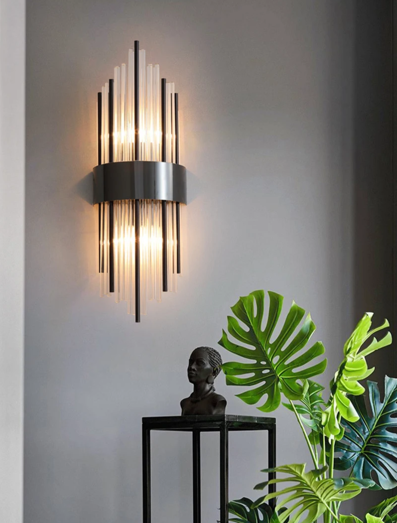 AuriLux Nordic Kristallen Wandlamp
