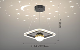 LunaNova LED Plafondlamp met Sterrenprojectie