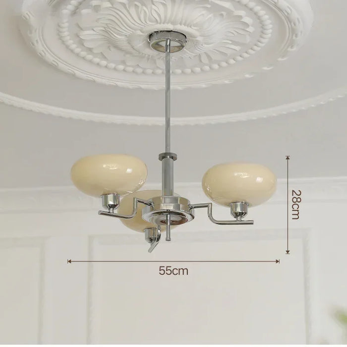 Middeleeuwse Bauhaus Plafondlamp - plafondlamp - zijaanzicht