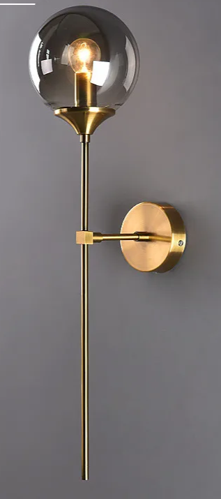 LumoNord Glasbol LED Wandlamp - wandlamp - close-up