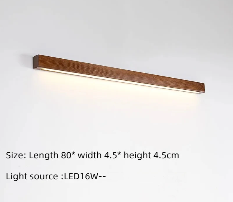 ZenLuma Japanse Houten Wandlamp - wandlamp - afmetingen