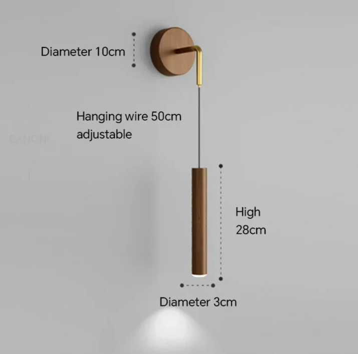 DINDALLED Modern LED Wandlamp - wandlamp - materiaaldetail