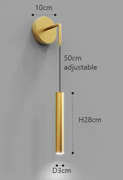 DINDALLED Modern LED Wandlamp - wandlamp - detail