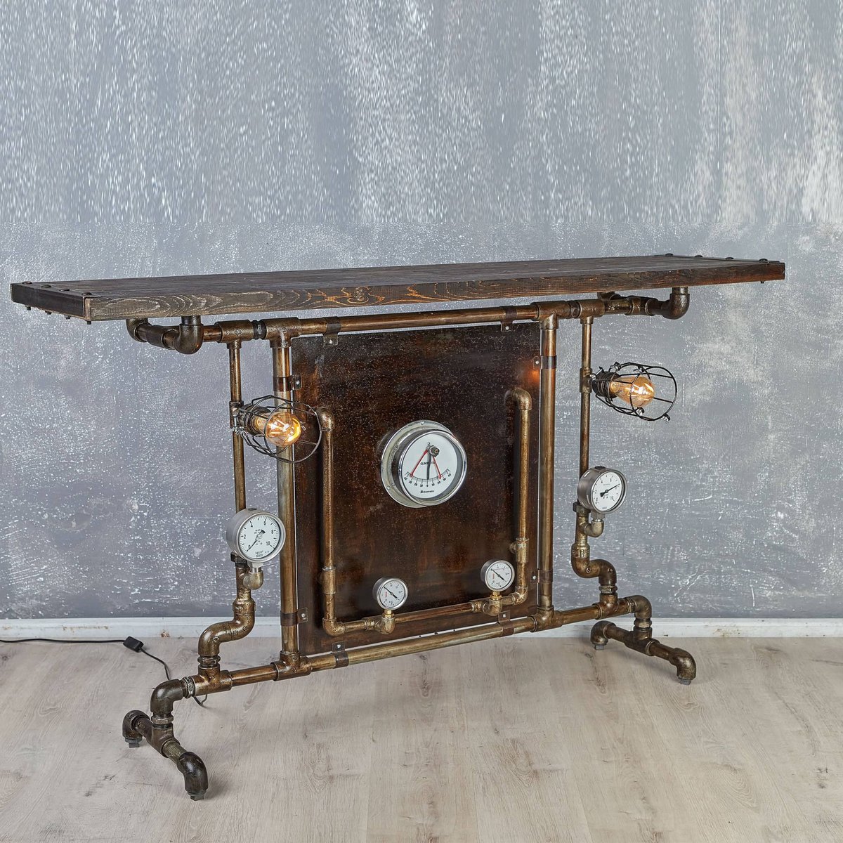 Gouden Varkens - Steampunk-Tafellamp - tafellampen - detail