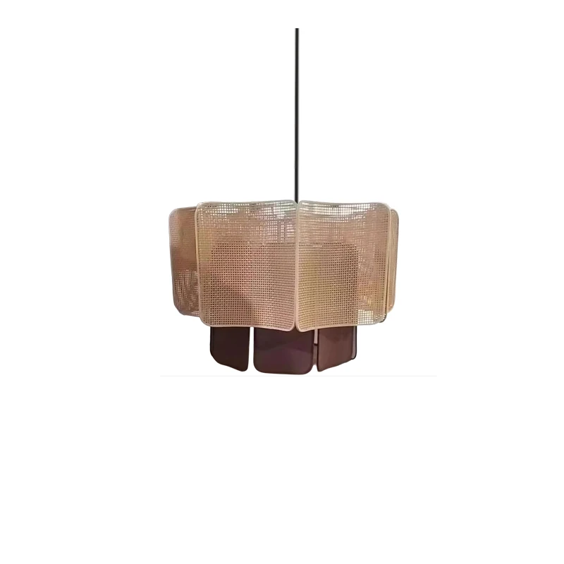 Japanse Wabi Sabi Boheemse Rotan Hanglamp - hanglampen - materiaaldetail