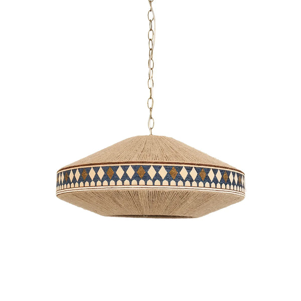 Geweven Bohemian Fringe Hanglamp - hanglampen - detail
