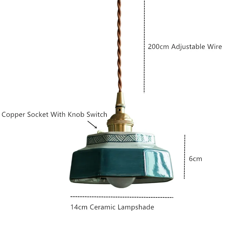 AuroraVerde Donkergroene Keramische Hanglamp - hanglampen - sfeerbeeld