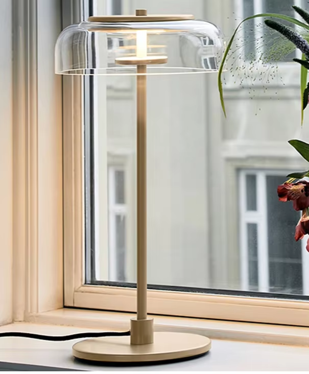 Aurélo – Designer Tafellamp van Glas met LED in Postmoderne Stijl - tafellampen - materiaaldetail