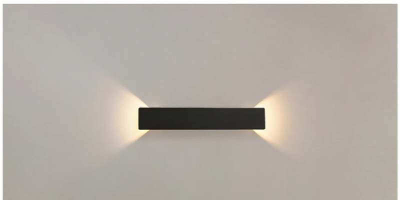 LumaShield Duo – LED Wandlamp Zwart & Wit