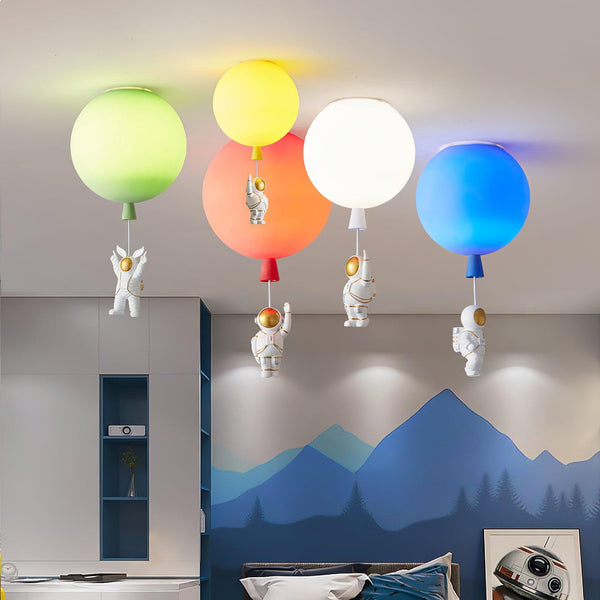 Moderne Maan/Astronauten Led Plafondlamp - hanglampen