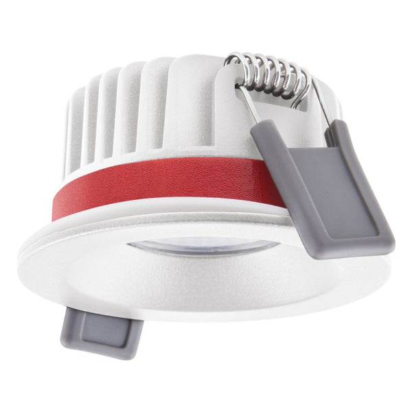 Ledvance LED Spot Fire Rated Aluminium Wit 8W 680lm 36D - 930 Warm Wit | Zaagmaat 68mm - IP65 - Beste Kleurweergave - Dimbaar