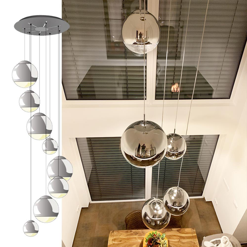 Skapetze - S.Luce Fairy Xl Galerijlamp Met 8 Lampen - hanglampen - detail