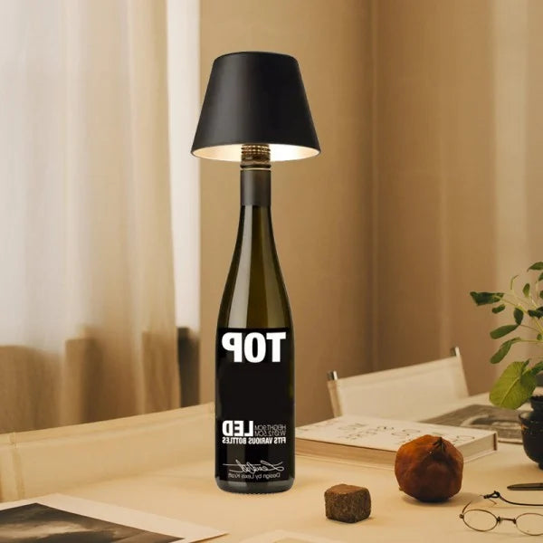 DIY Oplaadbare Wijnfles Tafellamp - tafellampen - verlicht