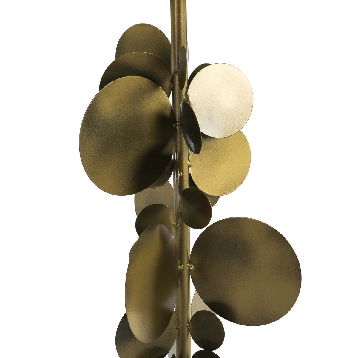 Alexandra Thai - Tafellamp 30X30X71 Metaal Goud met lampenkap - tafellampen