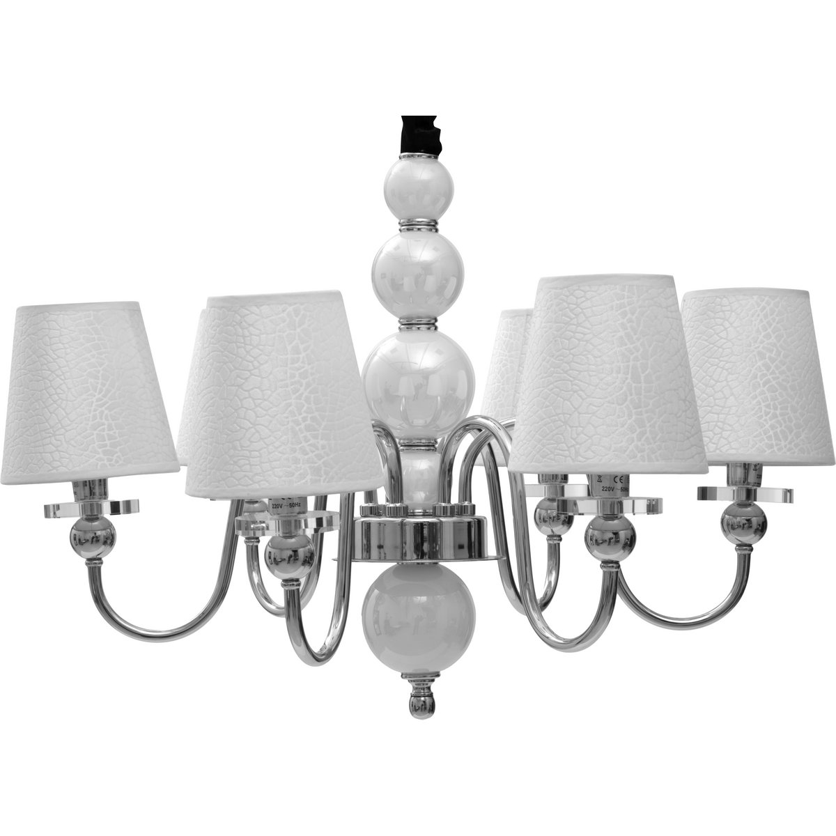 Alexandra Decor - Plafondlamp Nouvelle 6 Lampen Ø Cm 70X108 - plafondlampen - sfeerbeeld