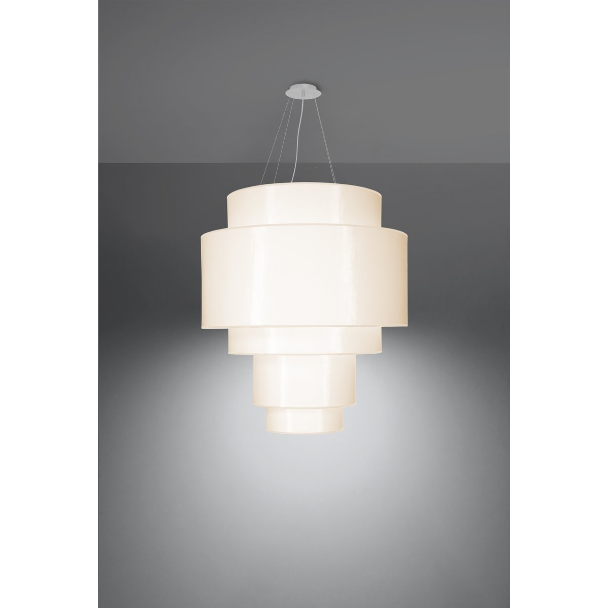 Lightinup Srl - Reflexion 80 Witte Kroonluchter - hanglampen - verlicht