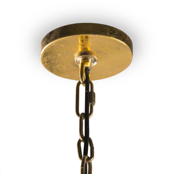 Alexandra Thai - Plafondlamp 46X46X40 Metaal Goud/Wit Marmer