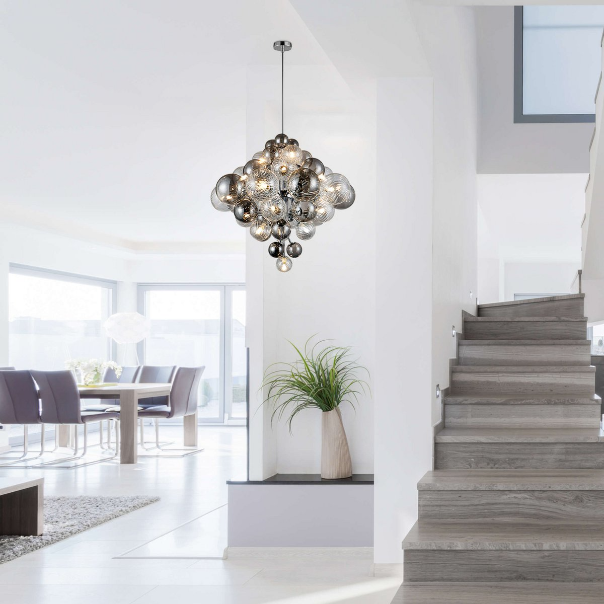 Näve Leuchten - hanglamp "Bol" D: 75cm - hanglampen - sfeerbeeld