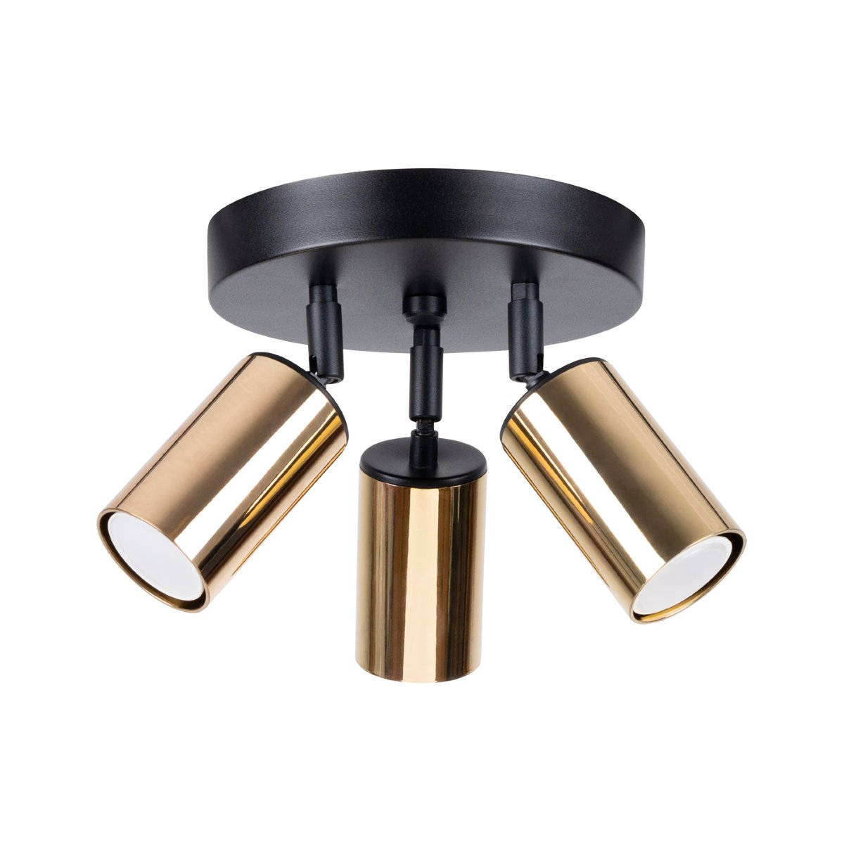 Lightinup SRL - Winx 3P Zwart/Gouden Plafondlamp - plafondlampen - detail