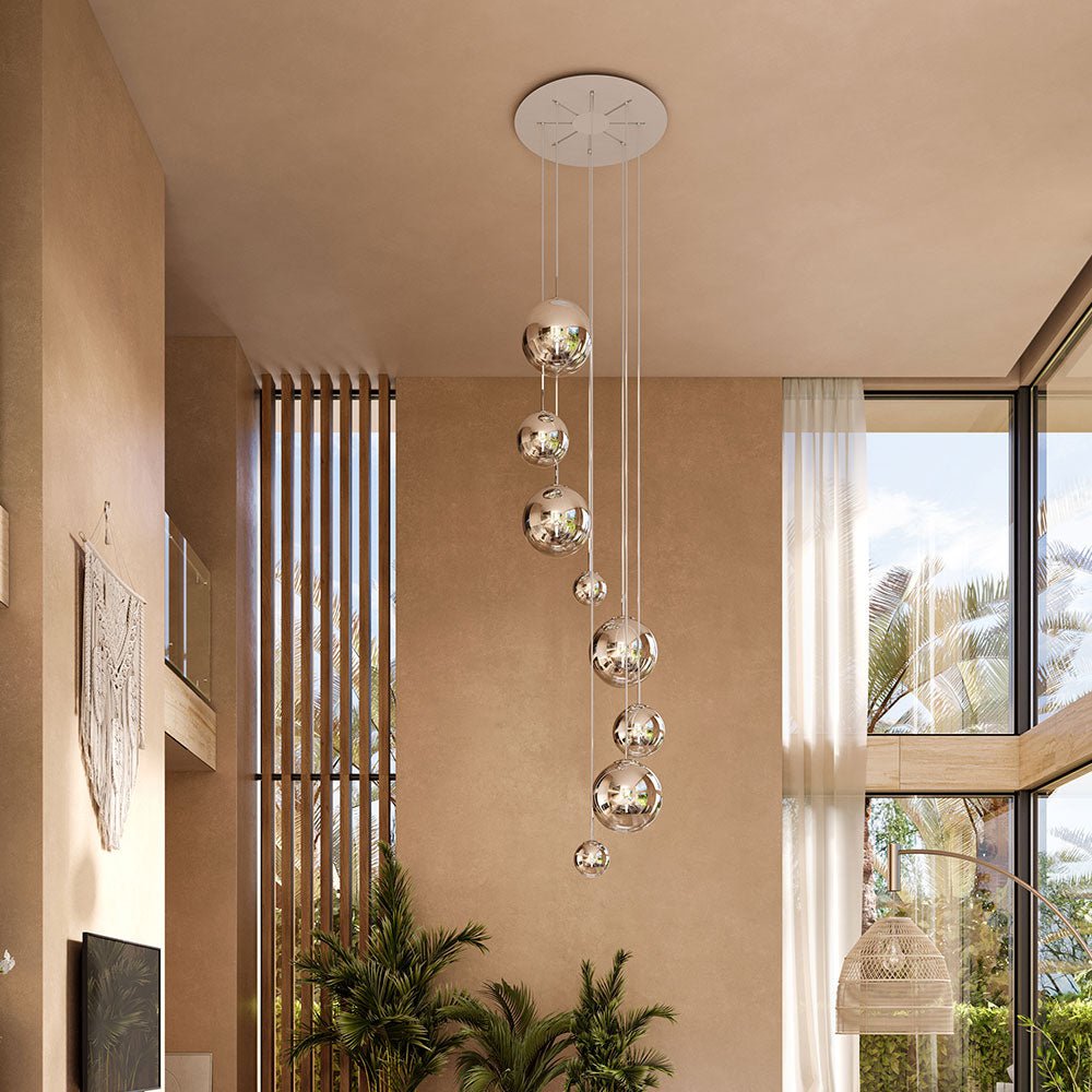 skapetze - Modulaire 80 XL Meervoudige Hanglampluifel - hanglampen - in de kamer