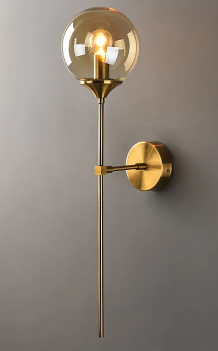 LumoNord Glasbol LED Wandlamp - wandlamp - materiaaldetail
