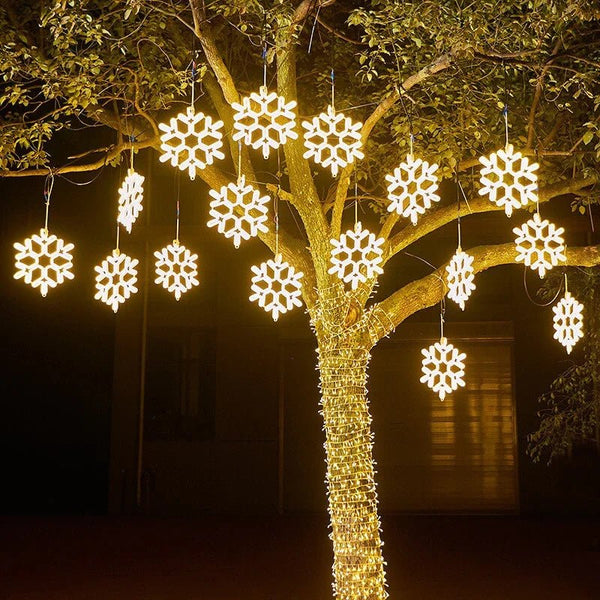 Kerstmis Led Waterdicht Sneeuwvlok Licht - buitenverlichting - materiaaldetail