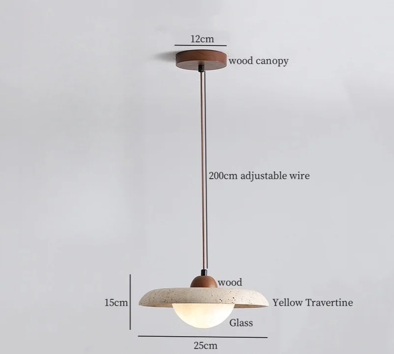 ZenAura Japanse Wabi-Sabi LED Hanglamp