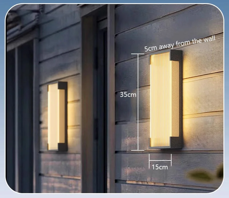 SolarSteel Wandlamp – Zonne-energie Buitenlamp in RVS