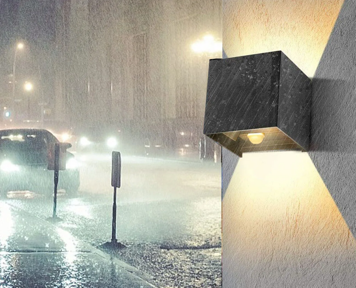 LUMICUBE LED Wandlampen Set (4 stuks) - wandlamp - detail