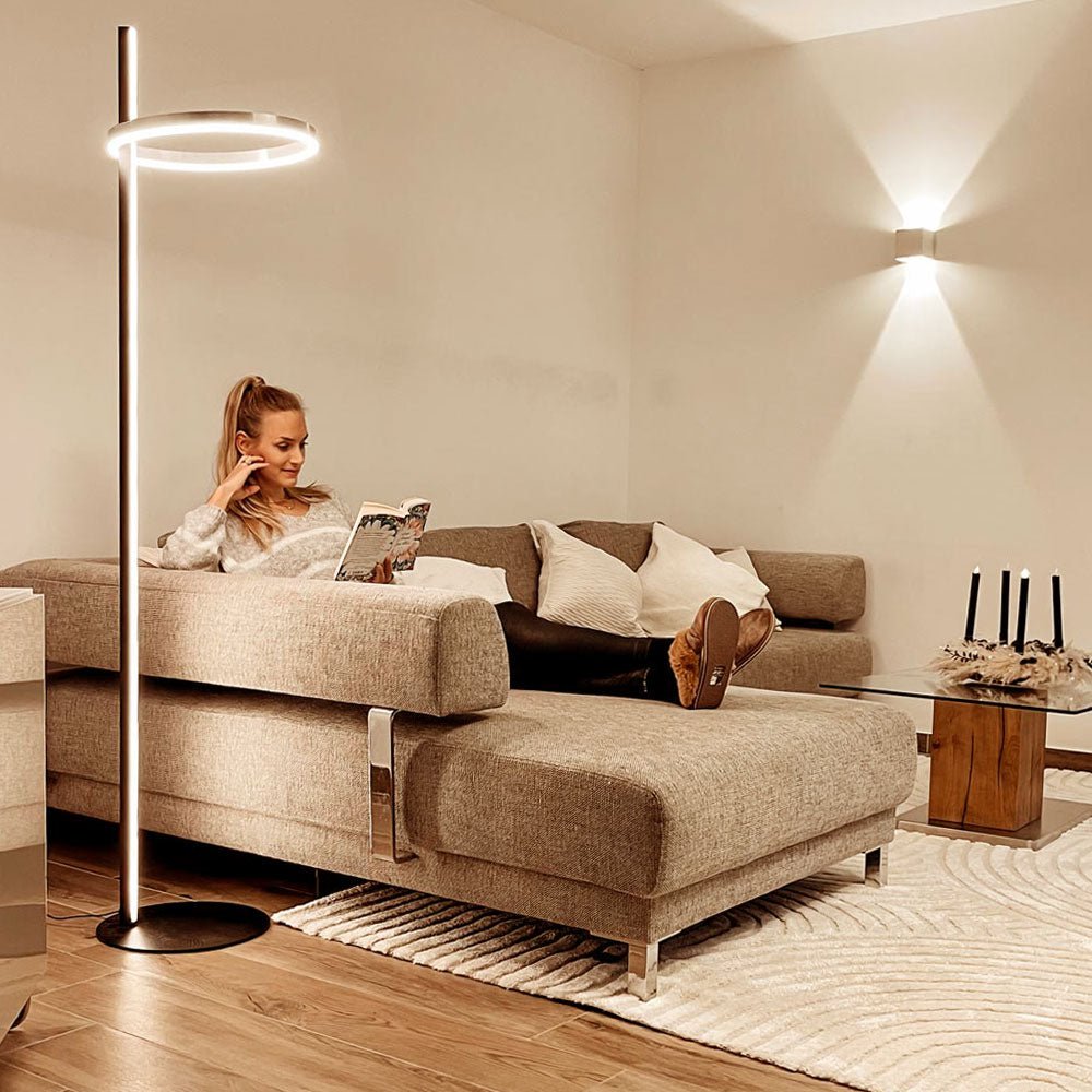 Skapetze - Ring LED Vloerlamp - vloerlamp - in de kamer