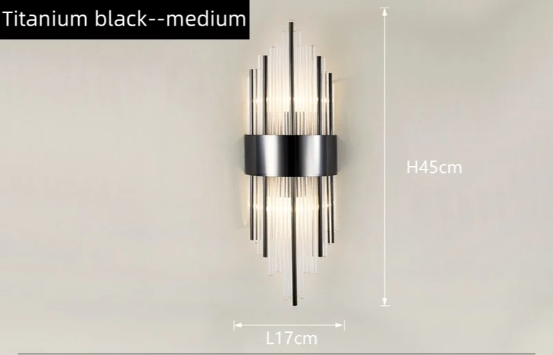 AuriLux Nordic Kristallen Wandlamp
