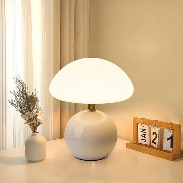 Franse Room Champignon Lamp - tafellampen