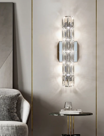 Moderne Luxe Kristallen Wandlamp - wandlamp - sfeerbeeld