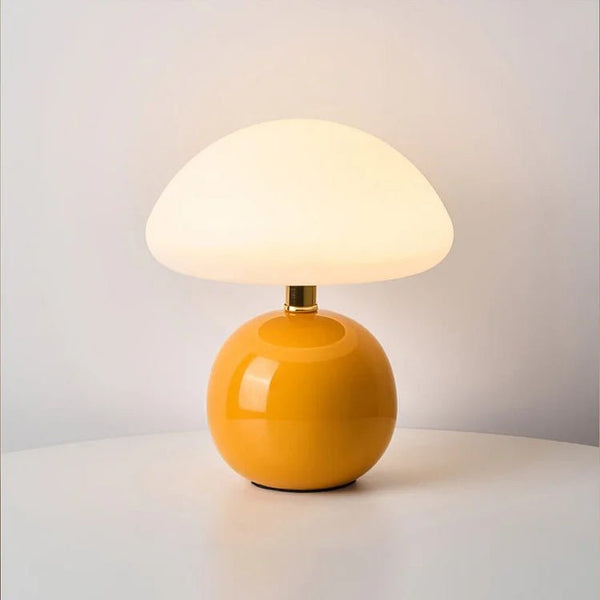Franse Room Champignon Lamp - tafellampen - detail