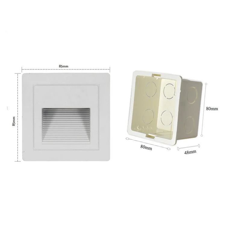 LumoStep Pro – 3W LED Ingebouwde Buiten Wandlamp