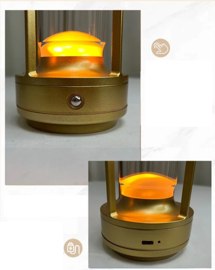 LumiCrystal Oplaadbare LED Tafellamp met Touch - tafellampen