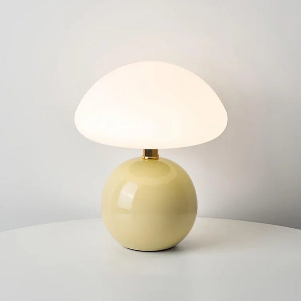 Franse Room Champignon Lamp - tafellampen - zijaanzicht