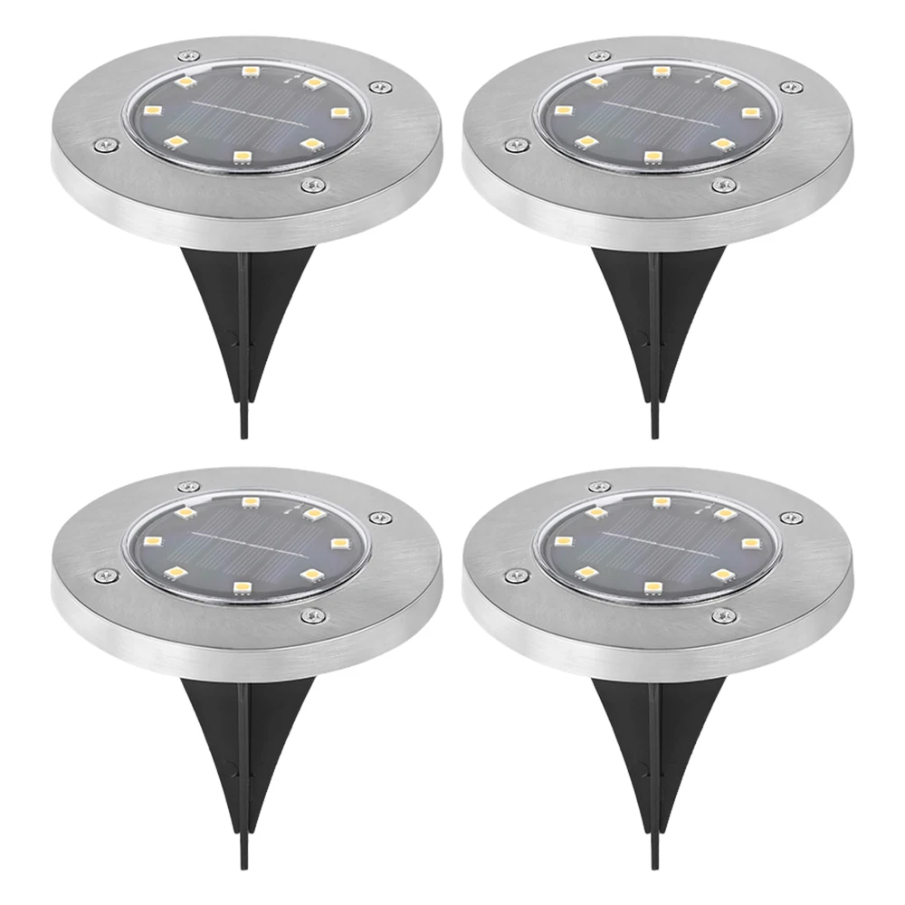 SunStep Solar LED Grondspots – 4-delige Set