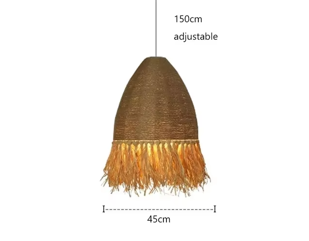 Handgeweven Rotan Hanglamp - hanglampen - afmetingen